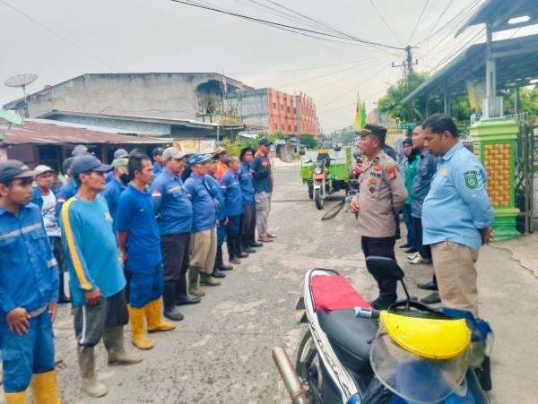 Personel Polsek Dumai Kota Upayakan Terciptanya Suasana Aman dan Kondusif Pada Pilkada