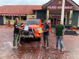 Menunjang Kinerja, Polres Aceh Barat Terima Mobil Inafis Baru