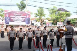 59 Personil Polres Bojonegoro, Mendapat Kenaikan Pangkat