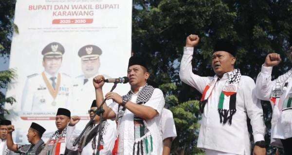 Ribuan Masyarakat Karawang Gelar Aksi Solidaritas Bela Palestina Ribuan Masyarakat Karawang Gelar Aksi Solidaritas Bela Palestina