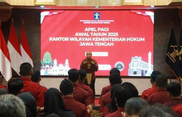 Apel Awal Tahun 2025, Kadiv Yankum Gaungkan Semangat Kolaborasi dan Sinergi