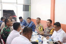 Persiapan Sebelum Rapat Kordinasi Terkait Pengamanan Pleno Tingkat Kabupaten di Pelalawan