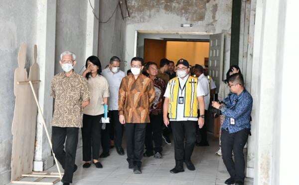 Tinjau Gedung Merdeka, Menlu: Banyak yang Perlu Diperbaiki