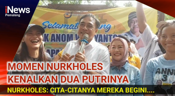 Video: Calon Wakil Bupati Pemalang Terpilih Nurkholes Perkenalkan Istri dan Kedua Anaknya