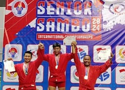 Tiga Atlet Purwakarta Raih Medali pada Kejuaraan Senior Sambo International Championships 2024