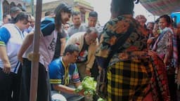 Hendri dan Bobby Nasution Serap Aspirasi Pedagang Pasar Doloksanggul