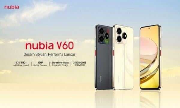 Intip Spesifikasi Nubia V60, Ponsel Murah dan Fitur Melimpah