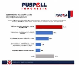 Puspoll Indonesia: Haerul Warisin-M Edwin Hadiwijaya Tertinggi di Pilkada Lombok Timur