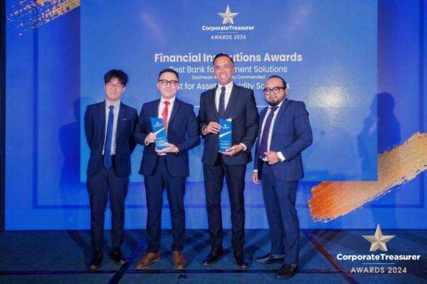 BNI Raih Dua Penghargaan di Corporate Treasurer Awards 2024