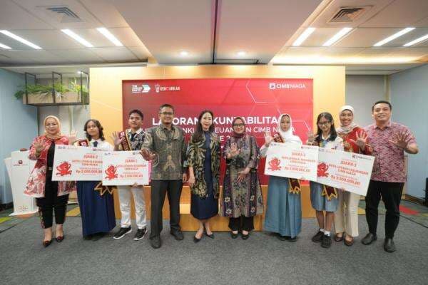 CIMB Niaga Tetapkan 4 Siswa sebagai Duta Literasi Keuangan