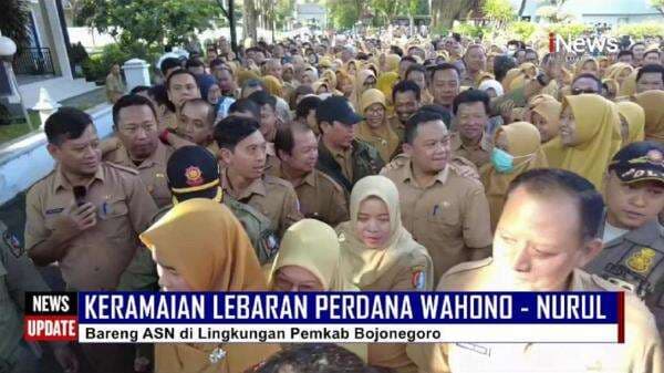 Momen Halal Bi Halal Perdana Setyo Wahono & Nurul Azizah Bareng ASN Pemkab Bojonegoro Momen Halal Bi Halal Perdana Setyo Wahono & Nurul Azizah Bareng ASN Pemkab Bojonegoro