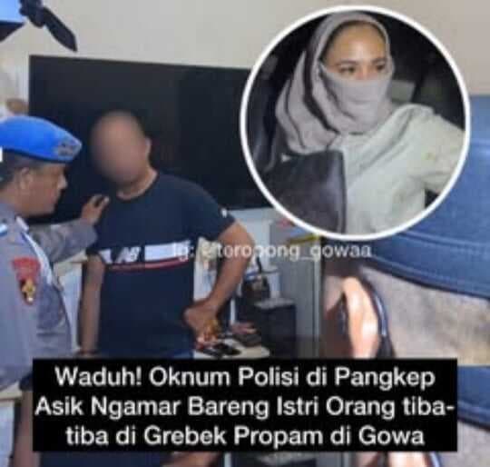 Viral! Polisi di Gowa Gerebek Oknum Polisi sedang Asyik Ngamar Diduga dengan Istri Orang Viral! Polisi di Gowa Gerebek Oknum Polisi sedang Asyik Ngamar Diduga dengan Istri Orang