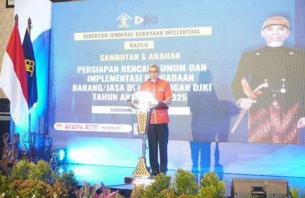 Dirjen DJKI Buka Persiapan Rencana Umum dan Implementasi Pengadaan Barang Jasa TA 2025