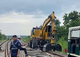 Perbaiki Jalur KA di Kabupaten Grobogan, PT KAI Siapkan Temporary Track  di Lokasi