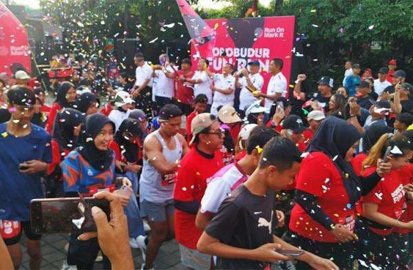 1.700 Pelari Meriahkan Borobudur Fun Run 2024