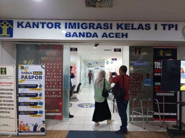 Kantor Imigrasi Banda Aceh : Tarif Paspor Baru Sudah Berlaku