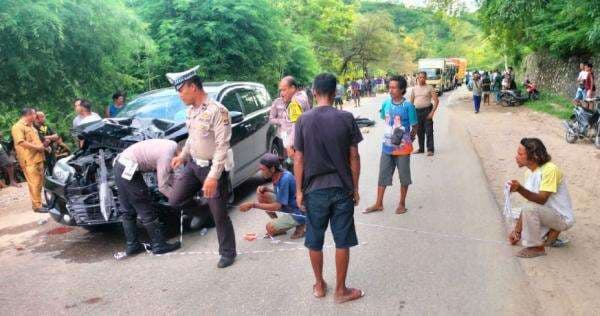 Pasutri Asal Oebobo Tewas Ditabrak Mobil Dinas Kejari TTS