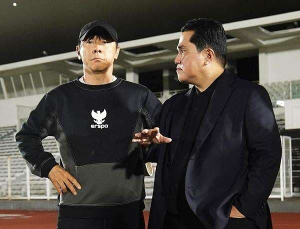 Nasib Shin Tae-yong Diumumkan Ketua Umum PSSI Erick Thohir Siang Ini