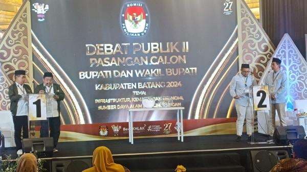 Debat Cabup-Cawabup Batang Tetap Seru Meski Dipindahkan ke Semarang