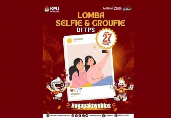 Ayo Ikut Lomba Foto Selfie di TPS yang DIgelar KPU Banyumas, Total Hadiah Jutaan 