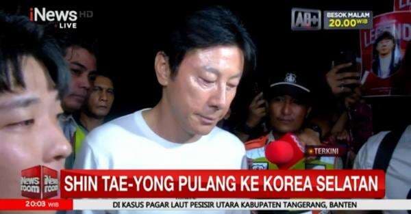 Shin Tae-yong Tinggalkan Indonesia, Diiringi Tangisan Haru Suporter Setia Garuda!