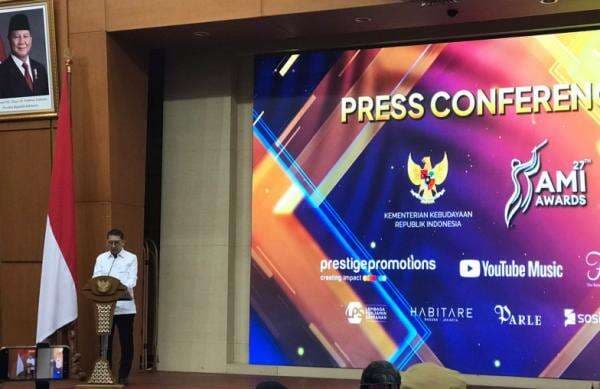 Menteri Kebudayaan: AMI Awards Dorong Kebangkitan Musik Indonesia dan Ekonomi Kreatif