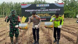 Polda Jabar Dukung Program Ketahanan Pangan di Cikelet Garut Launching PPLP