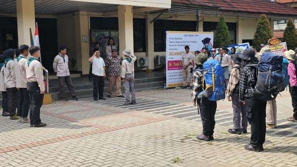 Warek III Lepas Peserta Diksar Angkatan XXVII Mapala Atmawana UIKA Bogor