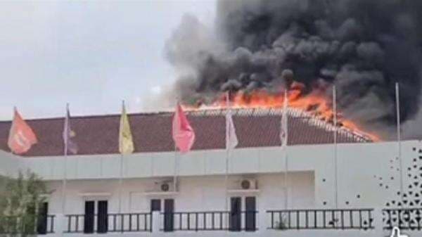 Kantor KPU Morowali Terbakar, Kotak Suara Pilkada Diselamatkan dalam Keadaan Panik