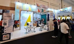 Inovasi Cat dan Pelapis Tahan Lama Dulux di Pameran Konstruksi Indonesia 2024