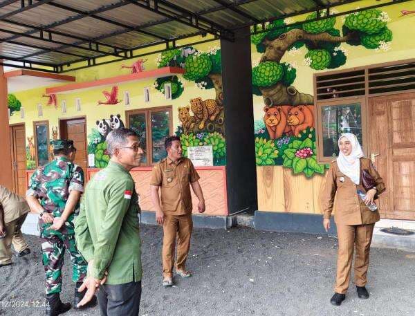 Lindungi Murid PAUD Dari Panas Saat Istirahat, Desa Sumberkerang Bangunkan Kanopi