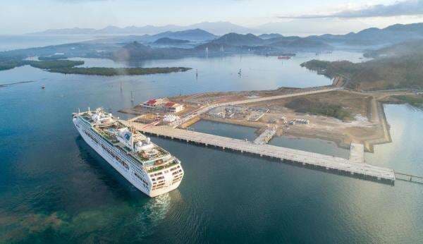 Pariwisata Bahari Indonesia Bergairah, Quantum of the Seas Berlabuh di Gilimas