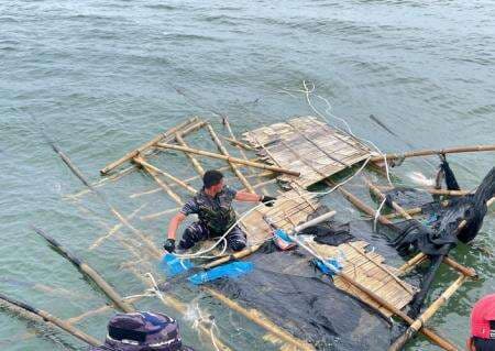 11,75 Km Pagar Laut Tangerang Sudah Berhasil Dibongkar TNI AL dan Nelayan