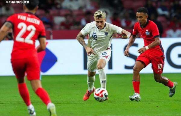 Gajah Perang Lolos! Thailand Menang Dramatis 4-2 Lawan Singapura, Tembus Semifinal Piala AFF