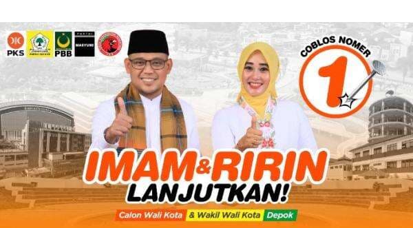 Imam-Ririn Bawa Prestasi Mentereng di Debat Kedua Pilkada Depok Malam Ini