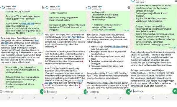 Warga Makassar Curhat ke Meta: Beli Nomor Cantik Telkomsel, tapi Tak Bisa Diaktifkan Warga Makassar Curhat ke Meta: Beli Nomor Cantik Telkomsel, tapi Tak Bisa Diaktifkan