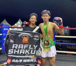 Rafly Shakur Rebut Sabuk Juara WBC MuayThai Nasional