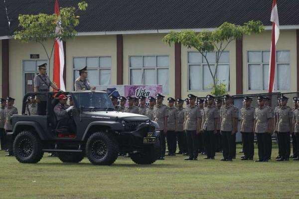 269 Bintara SPN Polda Riau di Lantik, Ini Pesan Kapolda Riau