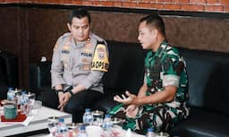 Kunjungi Markas Kodam 0814, AKBP Ardi Kurniawan Ingin Perkuat Sinergi TNI-Polri di Jombang