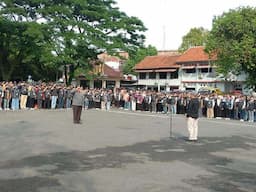 Bawaslu Cianjur Gèlar Apel Patroli Pengawasan di Masa Tenang