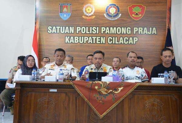 Selama Setahun, Satpol PP Cilacap Tangani 1.689 Kasus