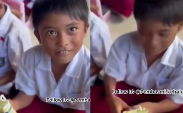 Viral! Siswa SD Pilih Bawa Pulang Makan Gratis untuk Sang Ibu, Kisah Haru dari Program MBG 2025