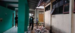 Bangunan SMAN 1 Sukadana Ciamis Disambar Petir, 3 Ruang Kelas Rusak Berat