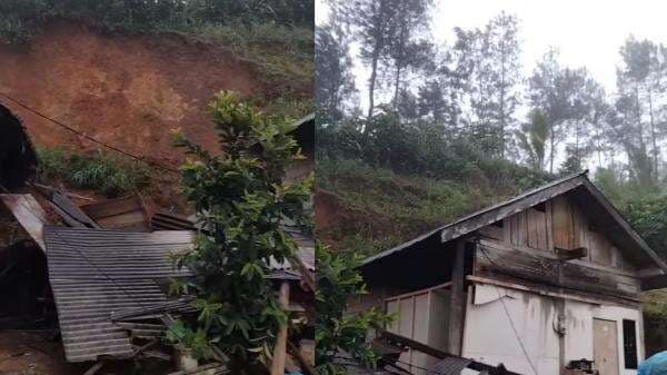 Bencana Tanah Longsor Rusak 2 Rumah di Ponorogo Akibat Hujan Seharian