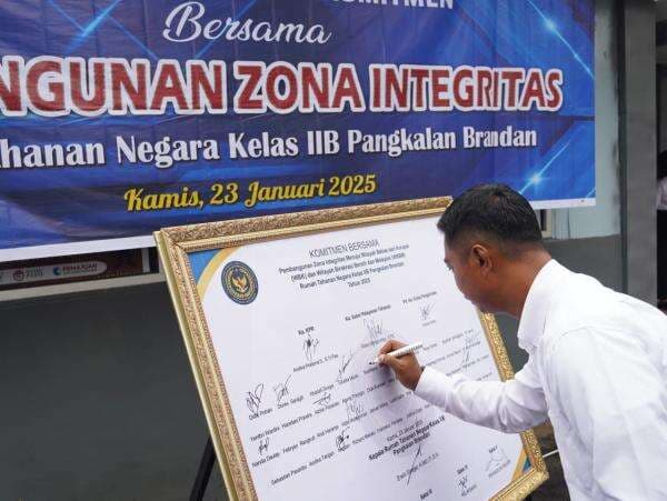 Wujudkan Langkah Nyata, Rutan Brandan Bangun Integritas dan Profesionalisme