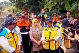 Menteri PUPR Tinjau Tanggul Sungai Tuntang Yang Jebol di Grobogan, Janji Perbaiki Secara Permanen