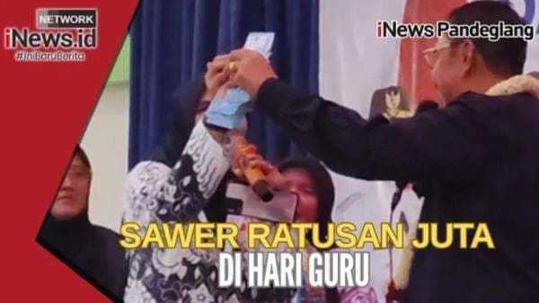 Video Heboh: Sultan Pandeglang Rayakan Hari Guru dengan Saweran Fantastis