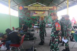 TNI Gelar Donor Darah peringati HUT ke-78 Korps Arhanud