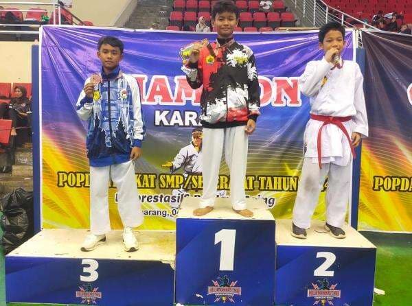 Raih 3 Emas, Ini Peringkat Tim Karate Grobogan di Popda SD dan SMP Jateng 2024