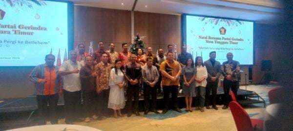 "Natal Bersama Gerindra NTT: Menabur Kasih, Membangun Solidaritas"